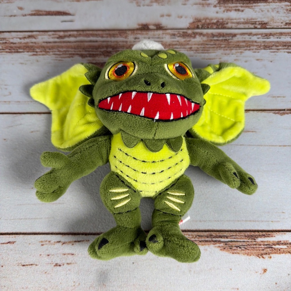 Gremlins Stripe Phunny 7" Plush Kidrobot Licensed Green Gremlin Used